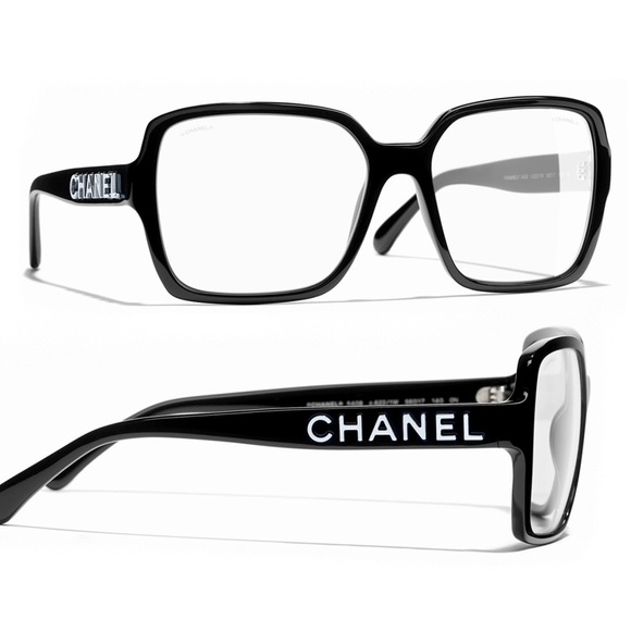 Authentic CHANEL Acetate Square Protective Screen  Eyewear Model 5408 main image 13